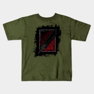 Buster Sword Outlined - Alt. Kids T-Shirt